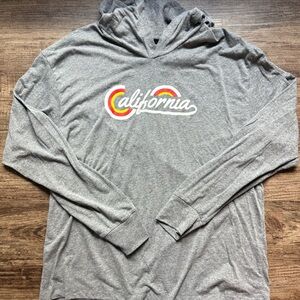 Gray California Hoodie Shirt